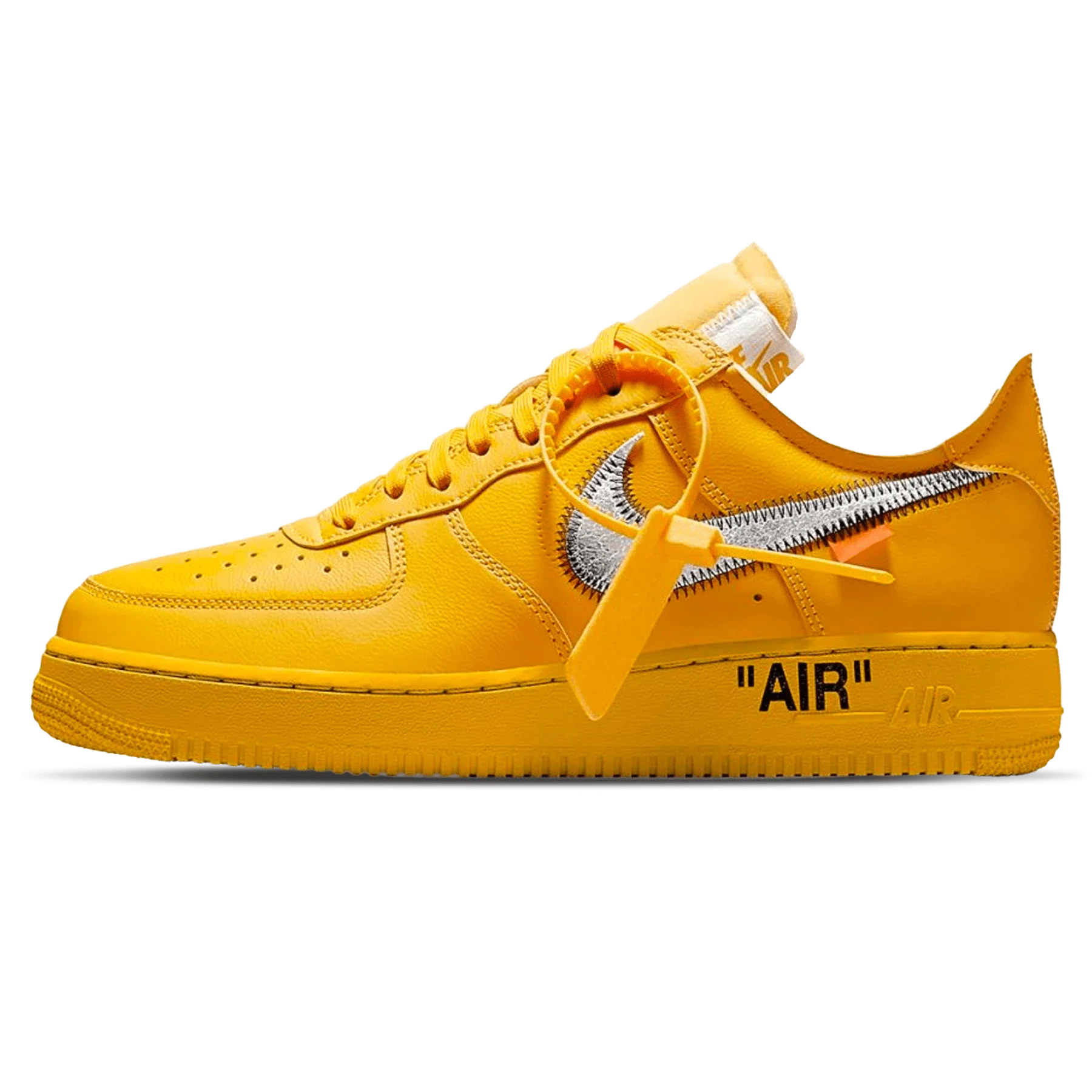Virgil Abloh Signed Nike Air Force 1 Low OFF-WHITE University Gold