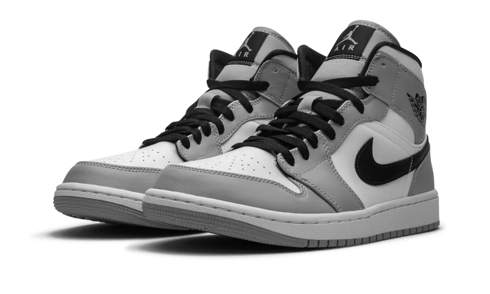 Jordan 1 Mid Light Smoke Grey