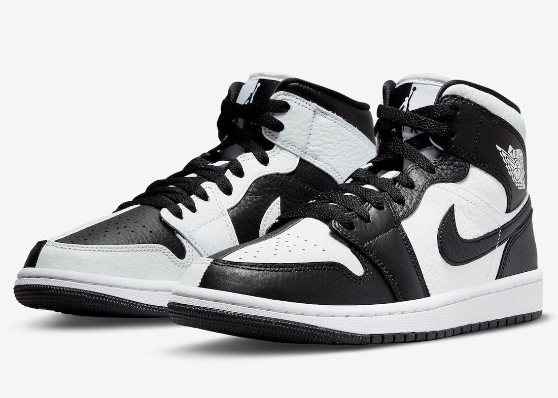 Jordan 1 Mid Split Black White (W)