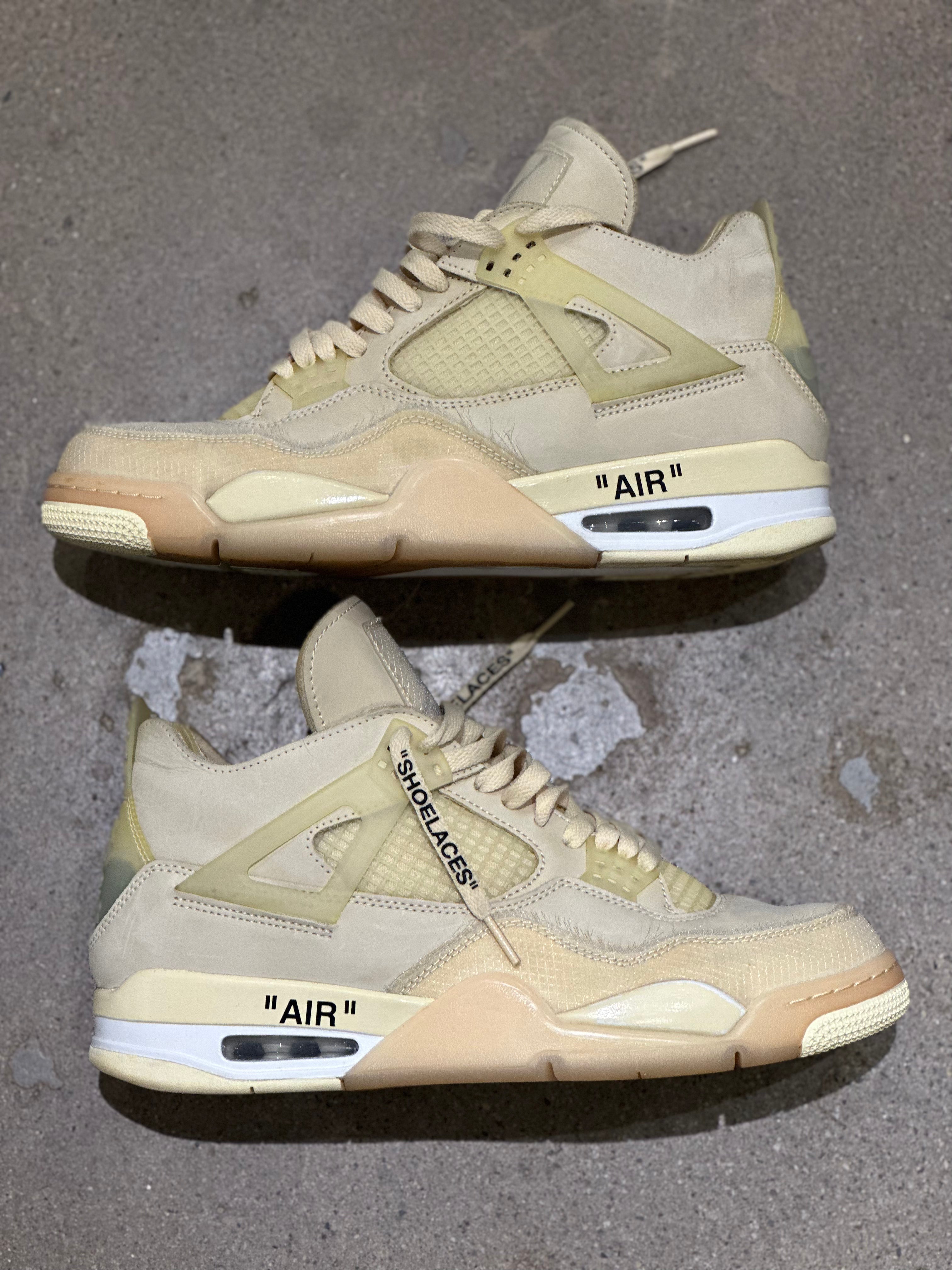 Jordan 4 Retro Off-White Sail (W) PRE-OWNED