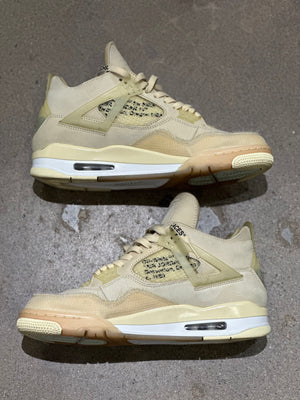 Jordan 4 Retro Off-White Sail (W) PRE-OWNED