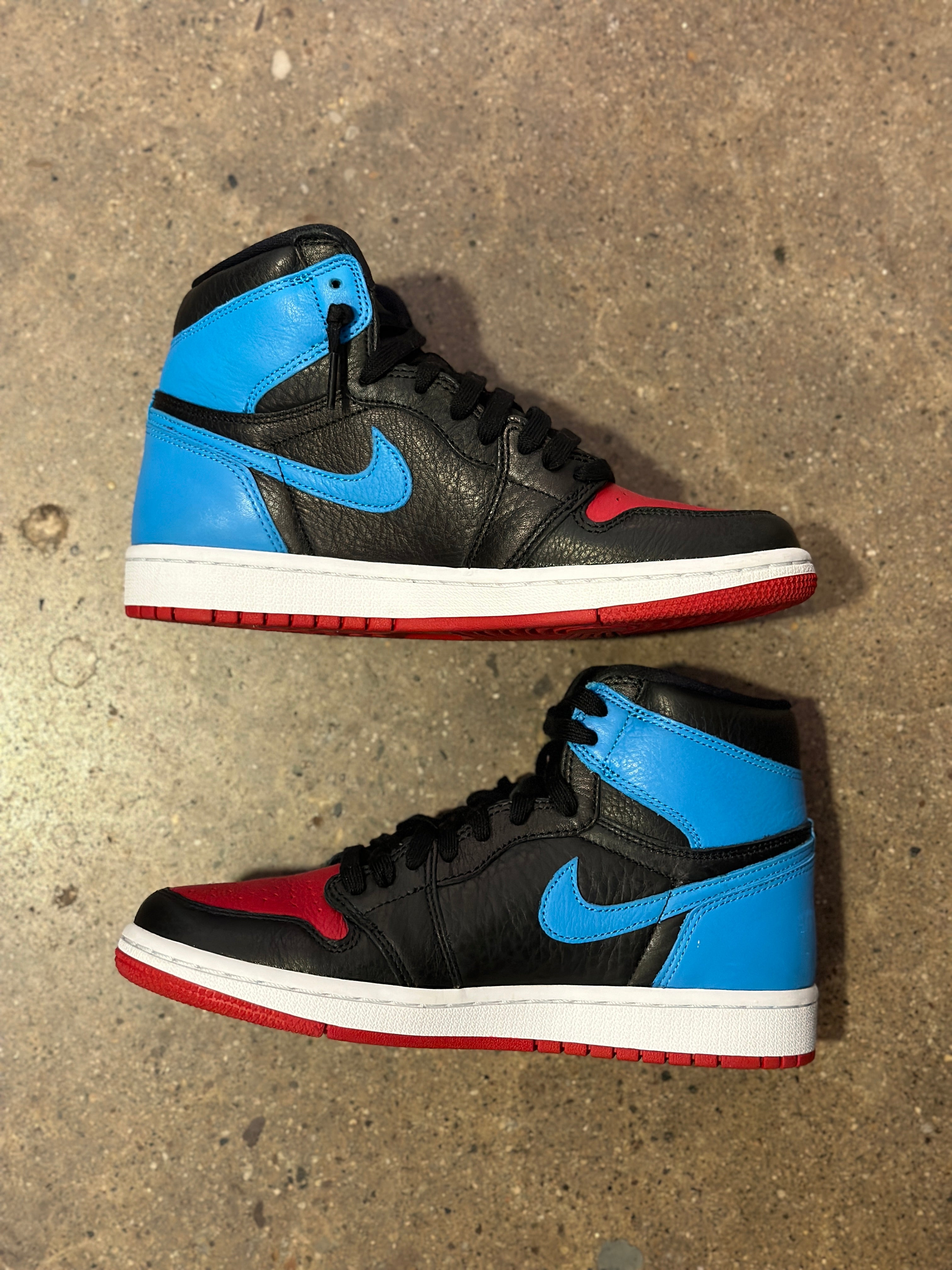 Jordan 1 Retro High NC to Chi (W) (Pre-Owned) Sz 6.5M/8W NO BOX