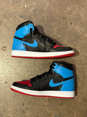 Jordan 1 Retro High NC to Chi (W) (Pre-Owned) Sz 6.5M/8W NO BOX