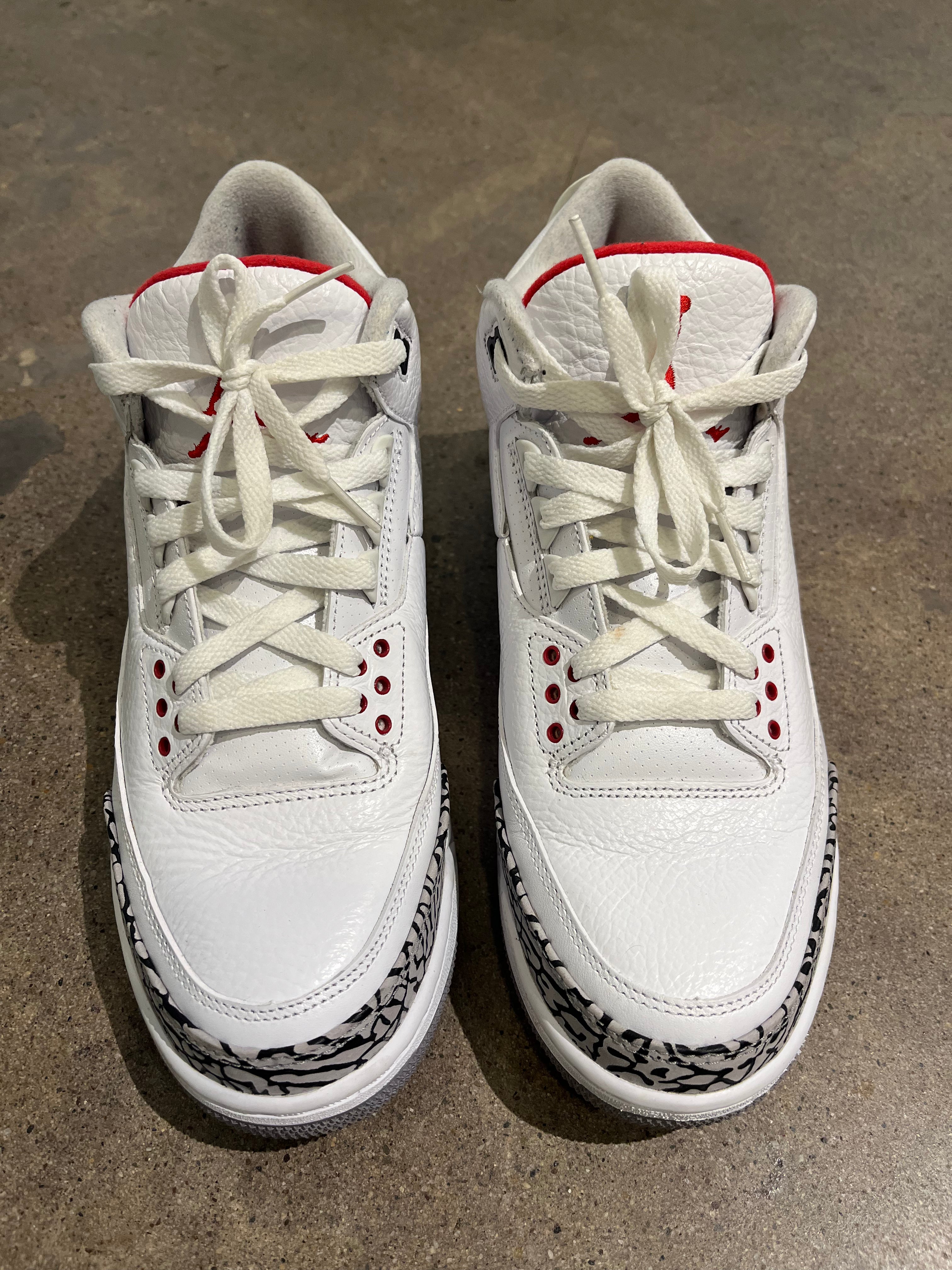 Jordan 3 Retro White Cement (2011) (Pre-Owned) Sz 10