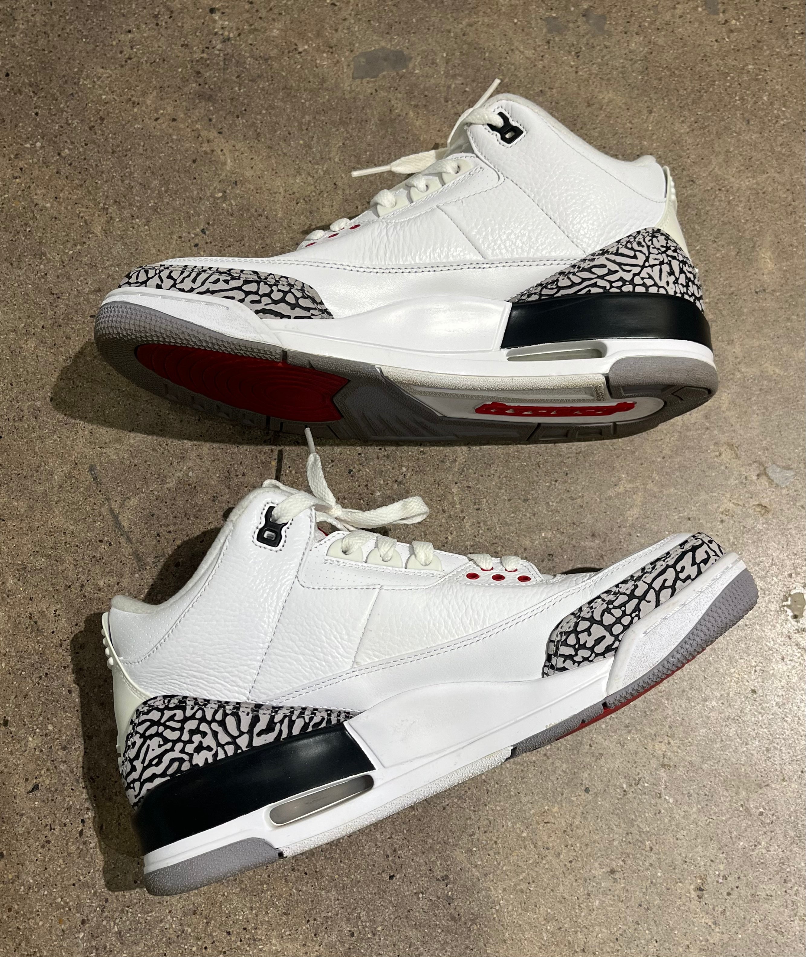 Jordan 3 Retro White Cement (2011) (Pre-Owned) Sz 10