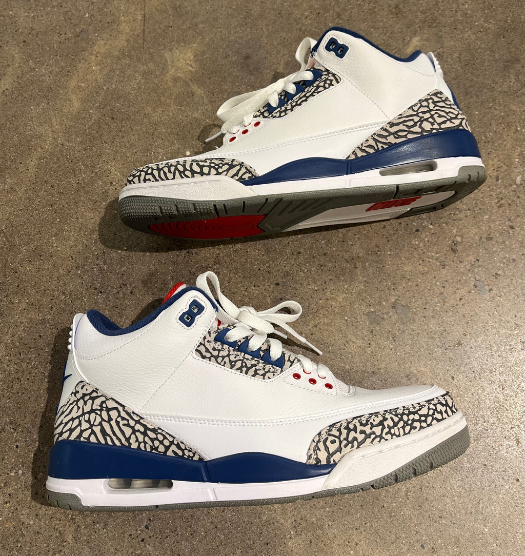 Jordan 3 Retro True Blue (2016) (Pre-Owned) Sz 10