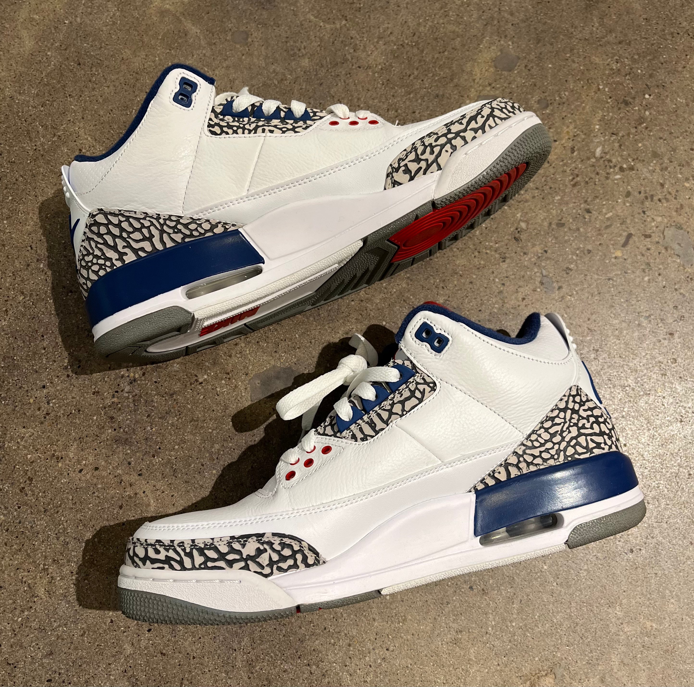 Jordan 3 Retro True Blue (2016) (Pre-Owned) Sz 10