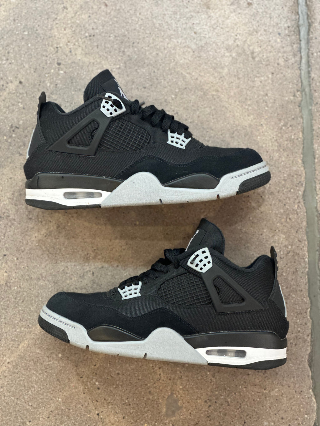 Jordan 4 Black Canvas (Pre-Owned)