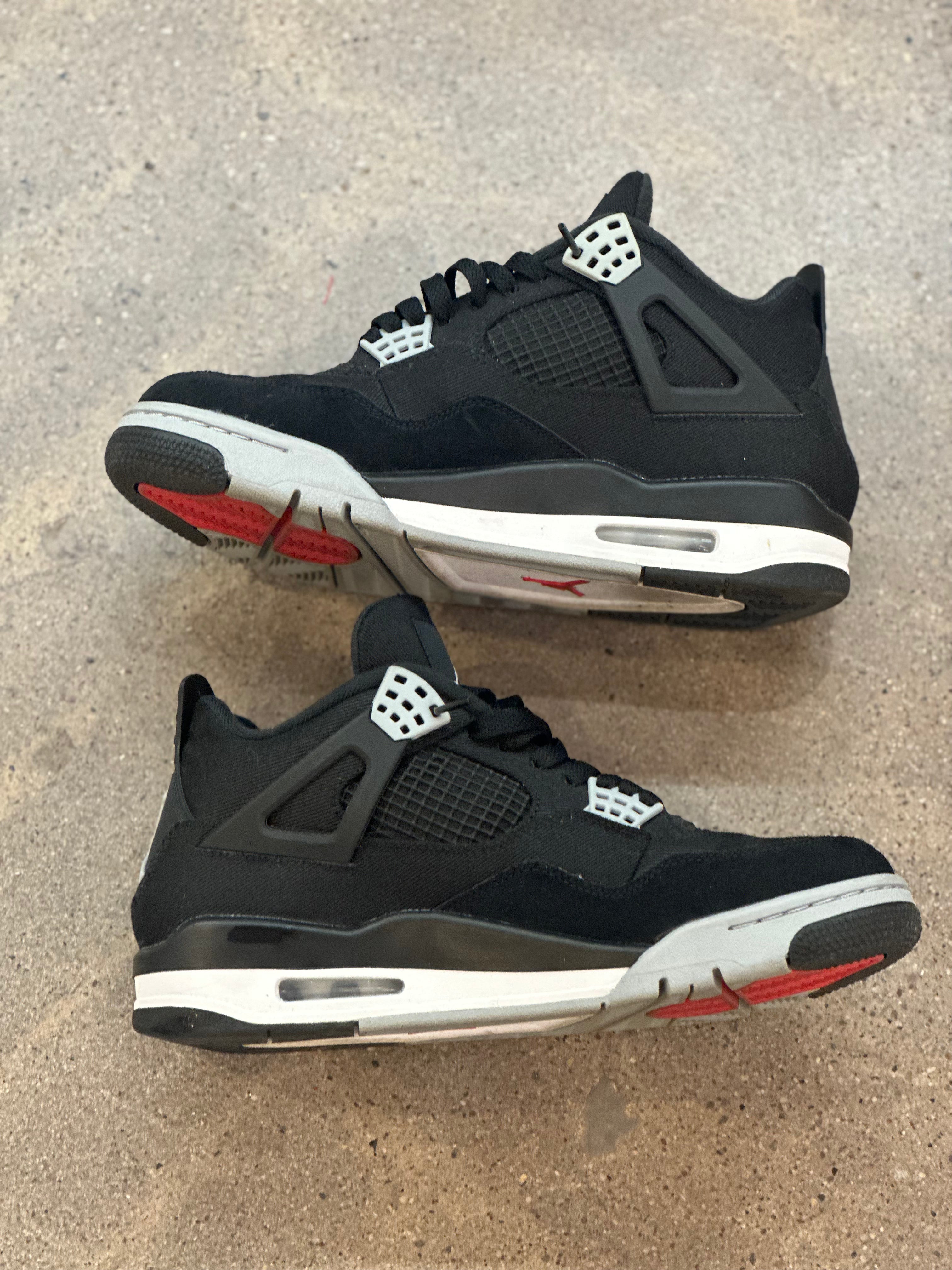 Jordan 4 Black Canvas (Pre-Owned)