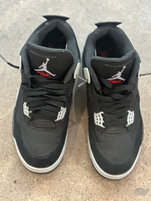 Jordan 4 Black Canvas (Pre-Owned)