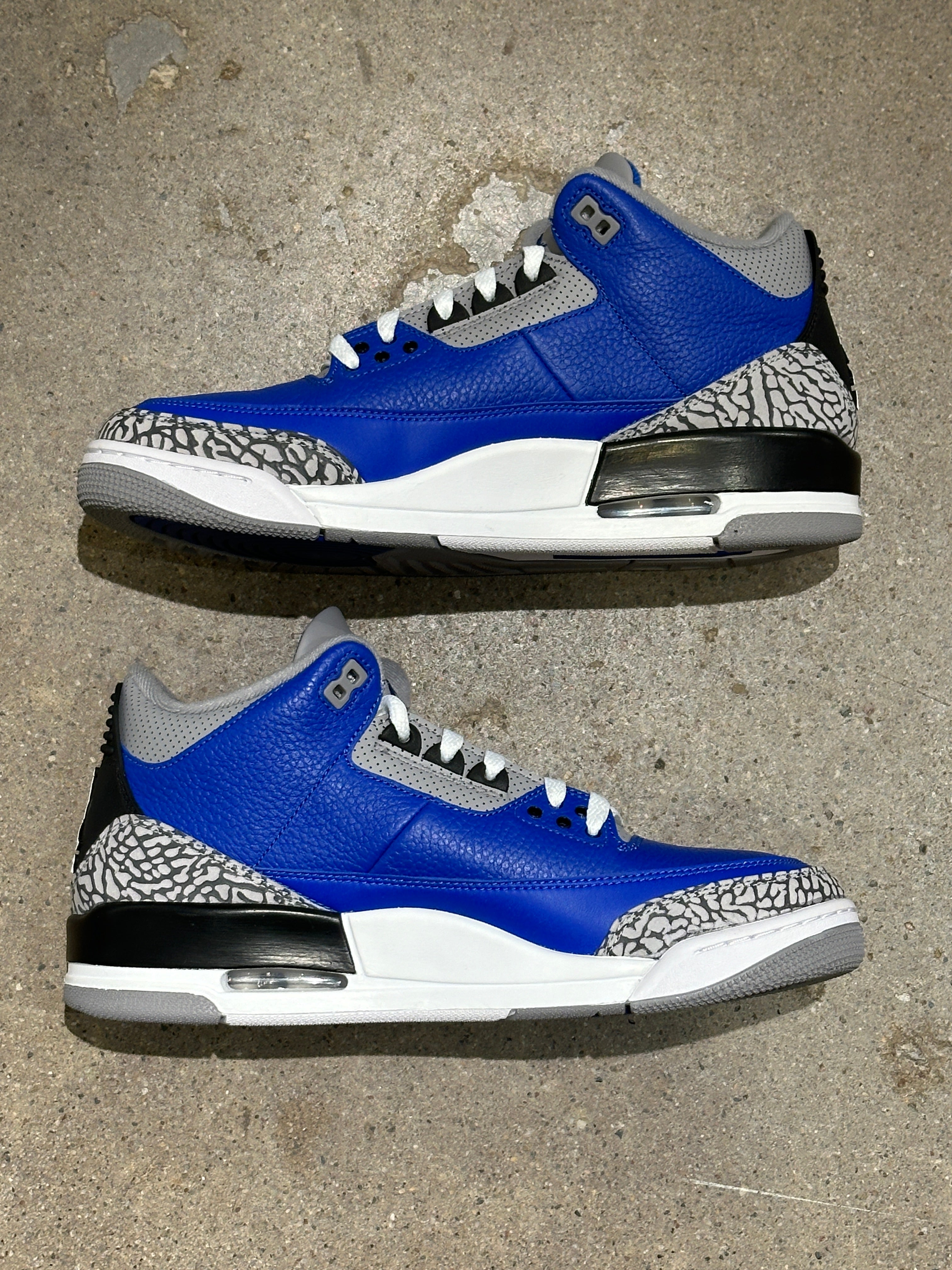 Jordan 3 Retro Varsity Royal Cement (Pre-Owned) Sz 10.5