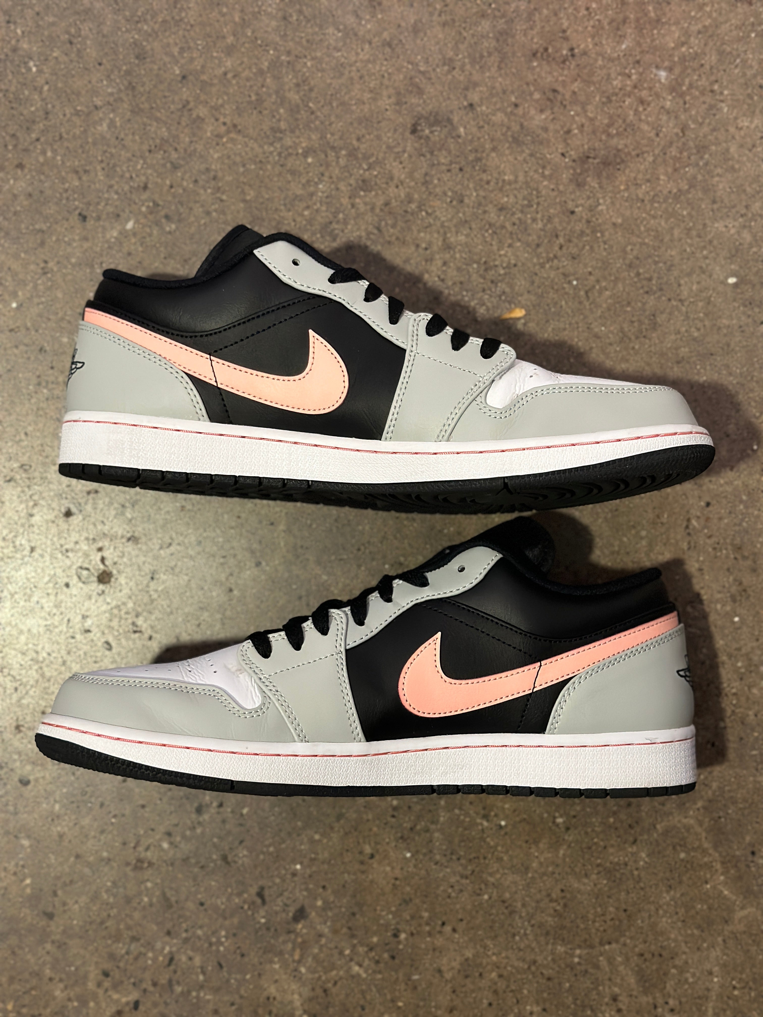 Jordan 1 Low Black Grey Pink (Pre-Owned) Sz 13