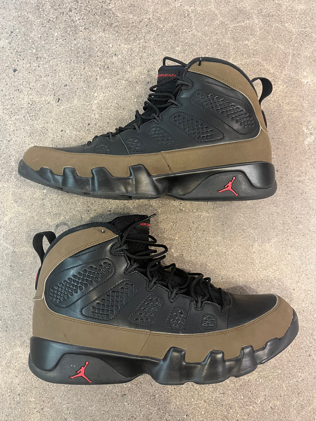 Jordan 9 Retro Olive (2012) (Pre-Owned) SZ 11.5/ No Box