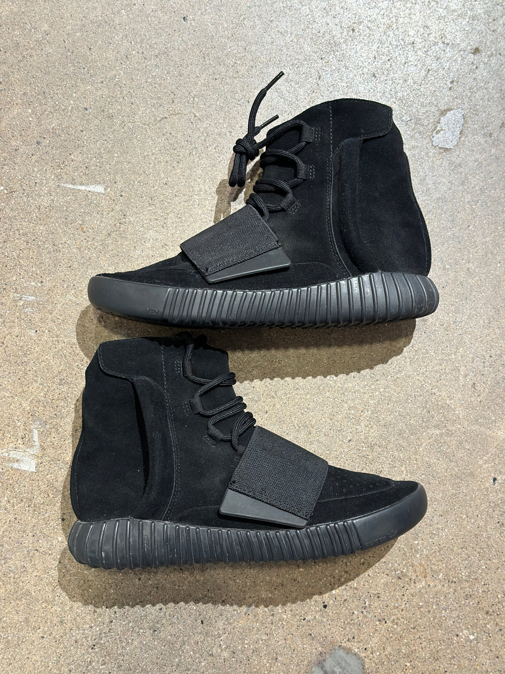 adidas Yeezy Boost 750 Triple Black (Pre-Owned) (Replacement Box) Sz 7