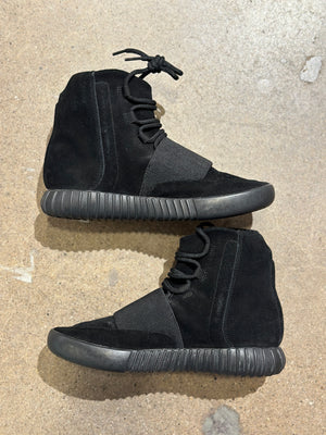 adidas Yeezy Boost 750 Triple Black (Pre-Owned) (Replacement Box) Sz 7