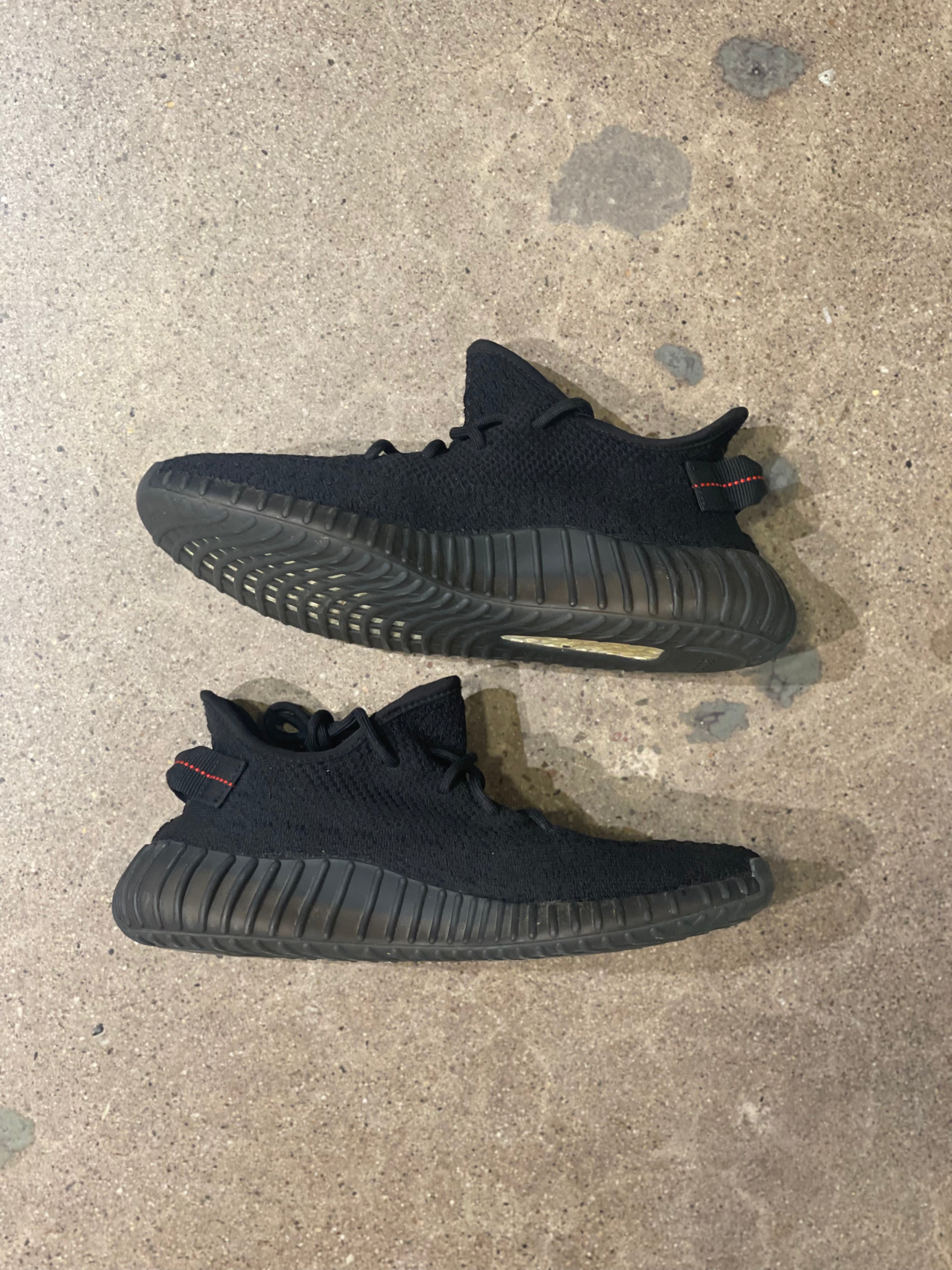 adidas Yeezy Boost 350 V2 Black Red (Pre-Owned) Sz 9