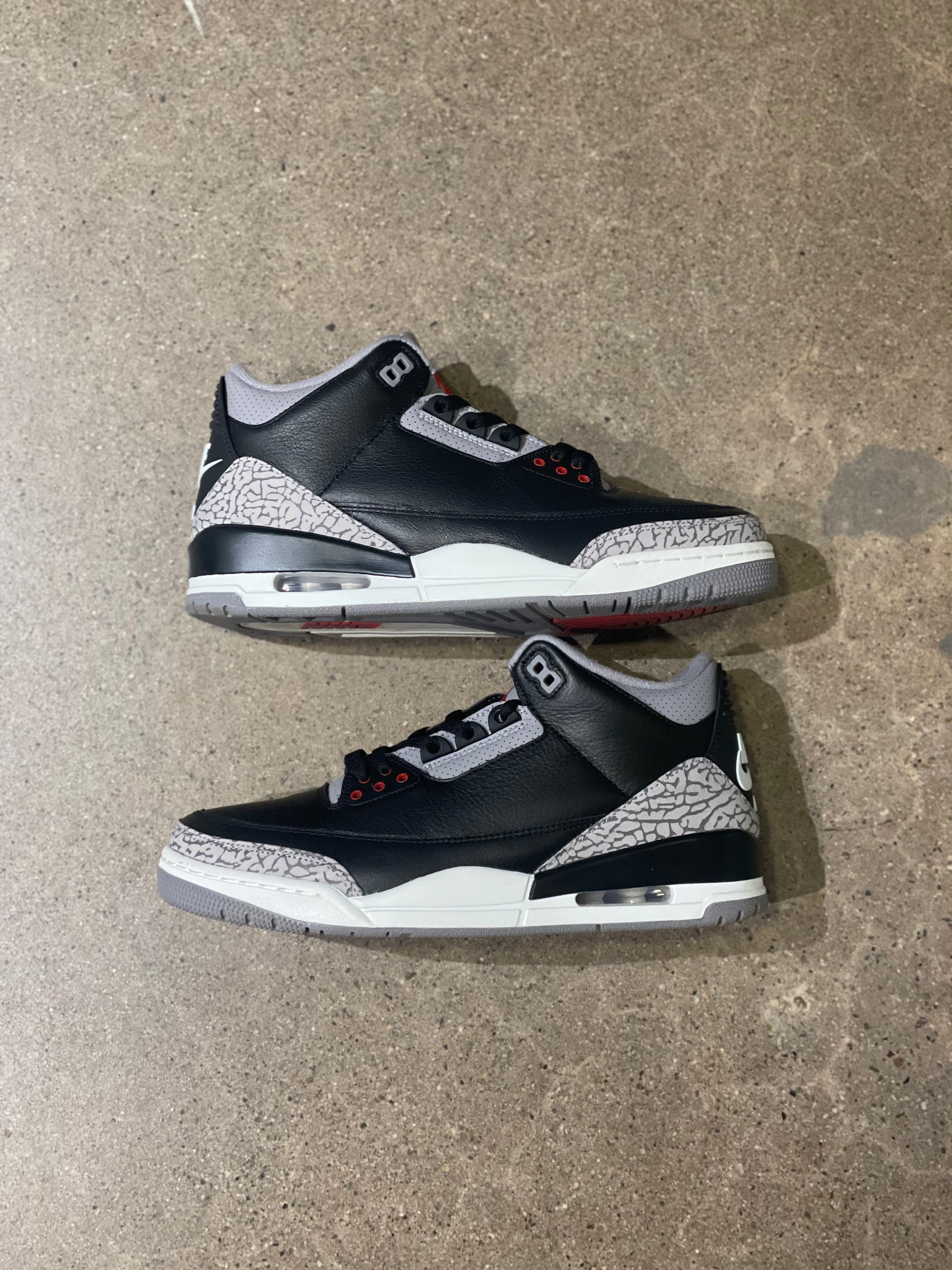 Jordan 3 Retro OG Black Cement (2024) (Pre-Owned) Sz 9