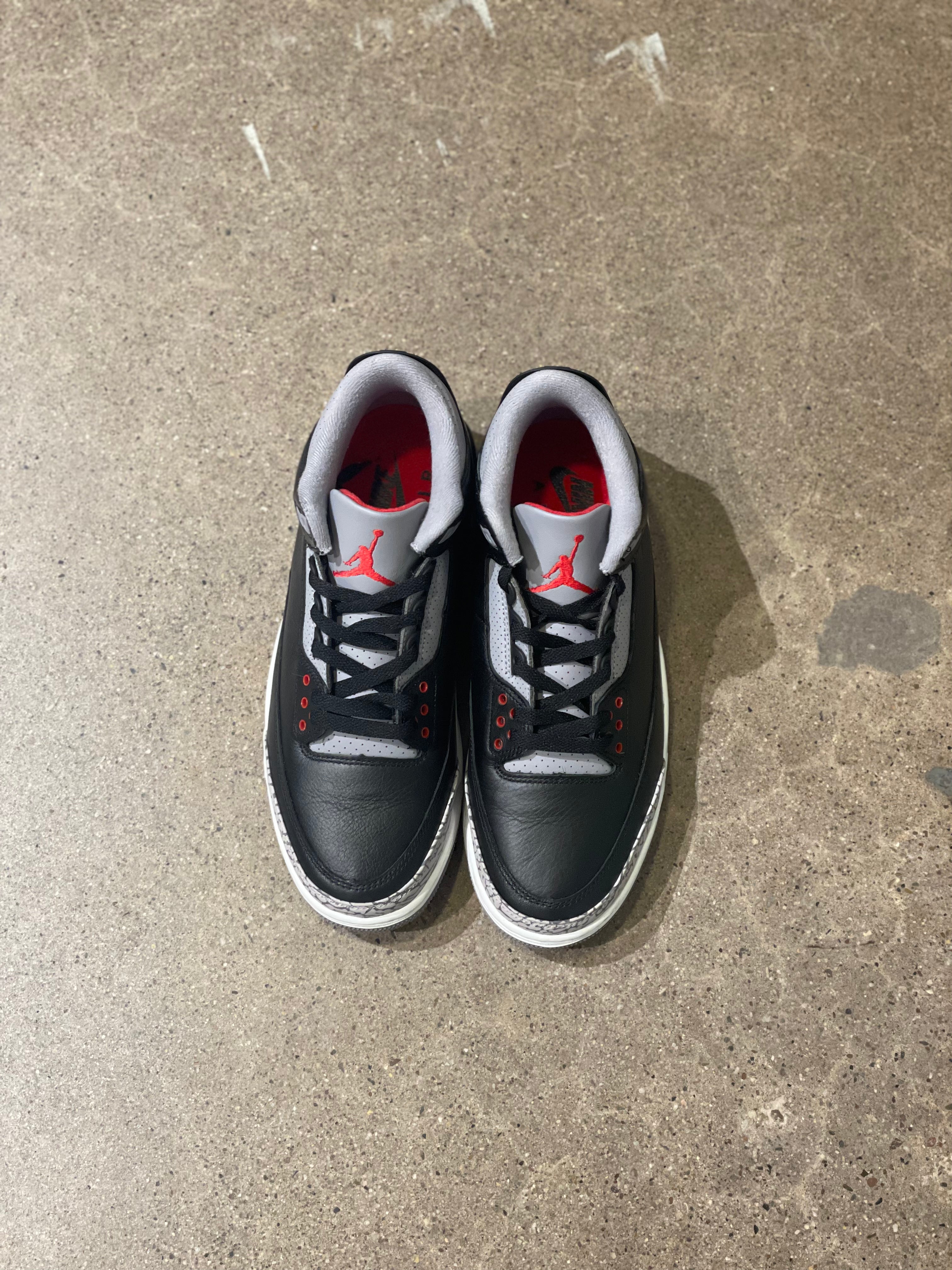 Jordan 3 Retro OG Black Cement (2024) (Pre-Owned) Sz 9