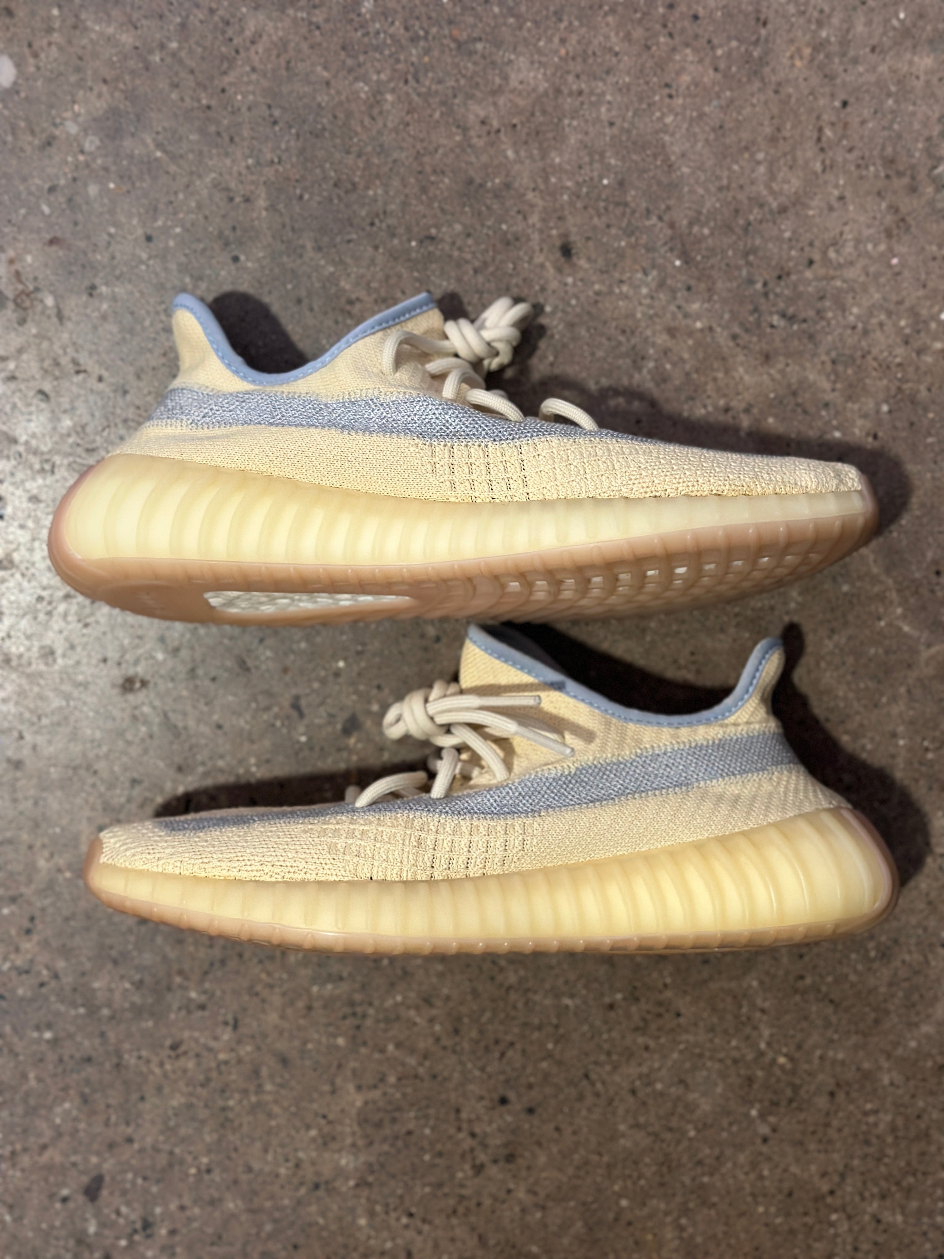 adidas Yeezy Boost 350 V2 Linen (Pre-Owned) Sz 9.5  NO BOX