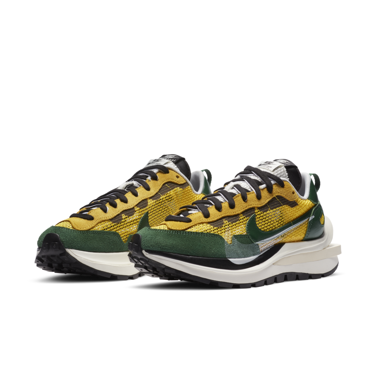 Nike "Vaporwaffle Sacai Tour" Yellow Stadium Green