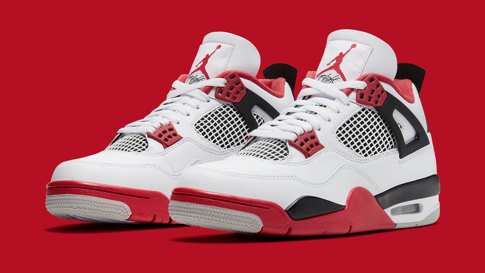 Jordan 4 Retro "Fire Red" (GS)