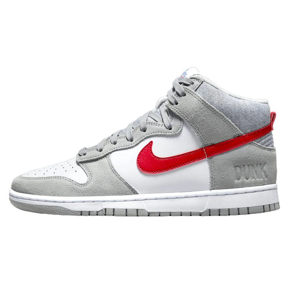 Nike Dunk High Athletic Club Grey Red (GS)