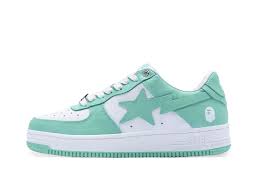 A Bathing Ape Bape Sta White Green