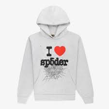 Sp5der Souvenir Hoodie Heather Grey