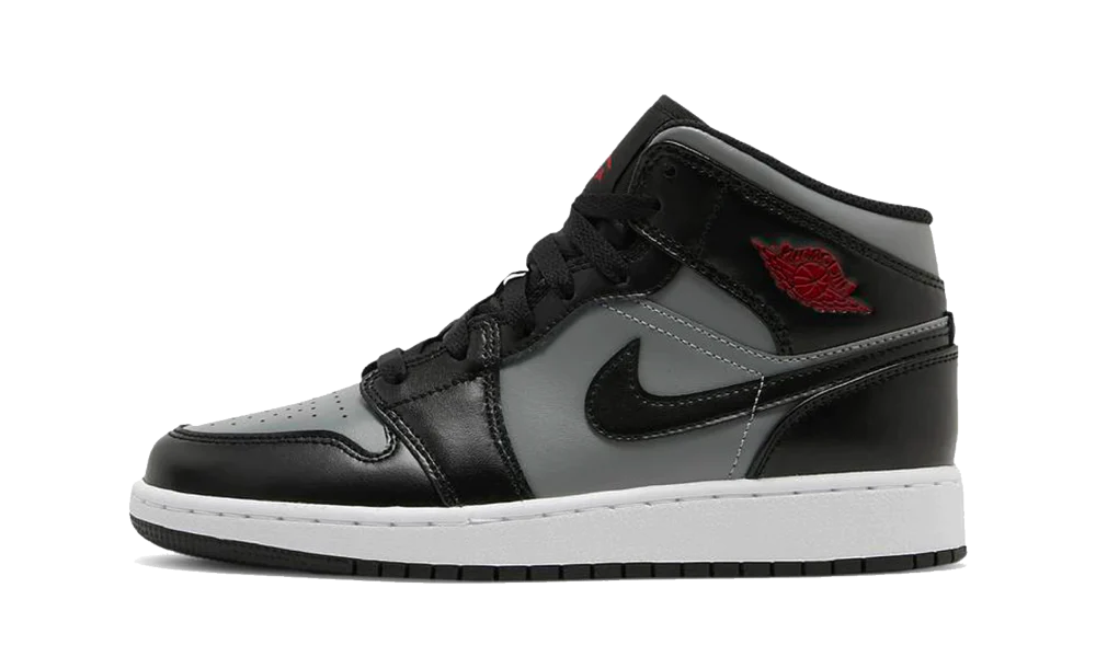 Jordan 1 Mid "Shadow Red" GS