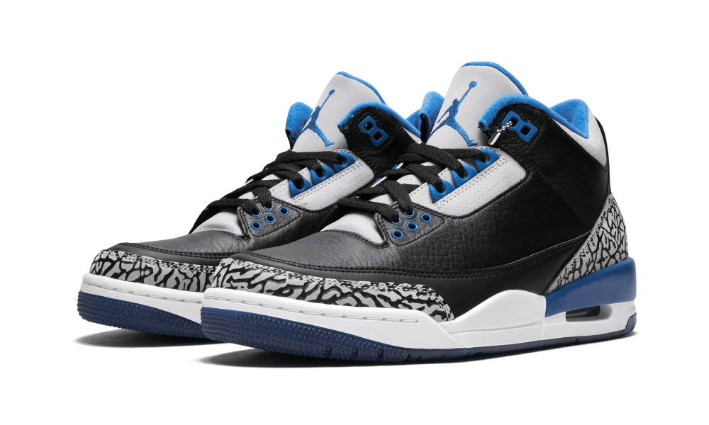 Jordan 3 Retro "Sport Blue" (No Box)